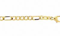 Adelia´s Goldkette »333 Gold Figaro Halskette 50 cm«, Figarokette Goldschmuck für Damen