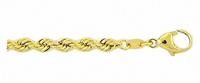 Adelia´s Goldarmband »585 Gold Kordel Armband 18,5 cm«, Kordelkette Goldschmuck für Damen