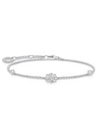 Thomas Sabo Silberarmband »Kleeblatt, A1993-051-14-L19v«, mit Zirkonia