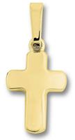 ONE ELEMENT Kreuzanhänger »Kreuz Anhänger aus 333 Gelbgold«