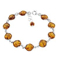 OSTSEE-SCHMUCK Armband »Sally Silber 925/000 Bernstein«