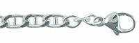 Adelia´s Silberkette »925 Silber Stegpanzer Halskette 50 cm«, Stegpanzerkette Silberschmuck für Damen