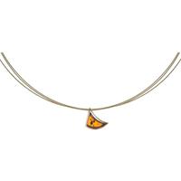 OSTSEE-SCHMUCK Kette mit Anhänger »Gleiter-Alea Gold 333/000 Bernstein« (2-tlg)