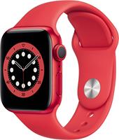 Apple Watch Series 6 (40mm) GPS (PRODUCT)RED mit Sportarmband rot