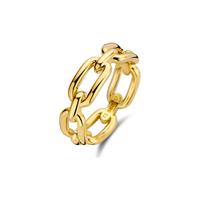 TI SENTO Ring 12205SY Zilver gold plated Maat 50