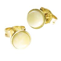 OSTSEE-SCHMUCK Paar Ohrstecker »- Classic 5 mm - Gold 585/000 Bernstein« (2-tlg)