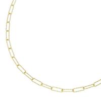 Smart Jewel Collier »längliche ovale Glieder diamantiert, Silber 925«