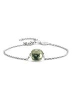 TI SENTO, Armband "mit Grünem Crystal" in silber, Schmuck für Damen