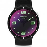 Swatch Essentials Futuristic Black Unisexuhr in Schwarz SO27B119