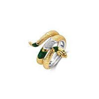 TI SENTO Ring 12203EM Zilver gold plated Maat 56