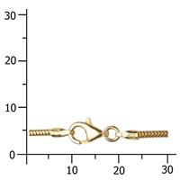 OSTSEE-SCHMUCK Goldkette »- Schlange 1,6 mm - Gold 585/000 -,« (1-tlg)