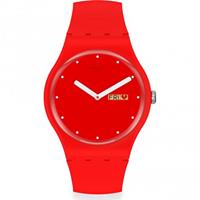 Swatch Valentines P(E/A)Nse-Moi Unisexuhr in Rot SUOZ718