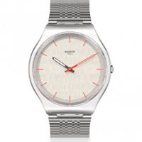 Swatch March Monthly Drop Timetric Herrenuhr in Silber SS07S113GG