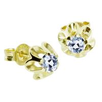 OSTSEE-SCHMUCK Paar Ohrstecker »- Pia - Gold 333/000 - Aquamarin« (2-tlg)