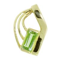 OSTSEE-SCHMUCK Kettenanhänger »- Gleiter-Mindy - Gold 333/000 - Peridot« (1-tlg)