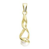 OSTSEE-SCHMUCK Kettenanhänger »- Lusia - Gold 333/000 -,« (1-tlg)