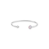 Thomas Sabo Armreif »Opal-Imitation, AR107-166-7-L15,5,17,5«, mit Zirkonia und Glas-Keramik Stein