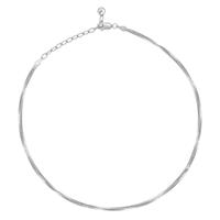 CAÏ Collier »925/- Sterling Silber Venezianer Kette rhodiniert«, Collier Choker