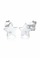 Elli Kinderen Sterren Astro Speels met Zirkonia steen in 925 Sterling Zilver