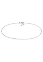 Elli Collierkettchen »Choker Gliederkette Oval Trend 925 Silber«