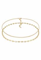 Elli Ketten-Set »Choker Venezianer Plättchen 2er Set 925 Silber«