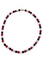 Firetti Collier »Edelstein«, Made in Germany - mit Koralle, Howlith, Onyx
