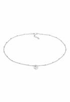 Elli Collierkettchen »Choker Kugelkette Disc Plättchen 925 Silber«