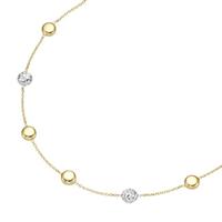 Luigi Merano Goldkette »Ankerkette mit linsenförmige Zwischenteilen, Gold 585«