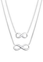 Elli Ketten-Set » Halskette Infinity Mutter Tochter, 0102851720, 0102921720« (Set, 2-tlg)