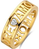 TI SENTO Dames Ring in zilver, goud, voor Dames, 8717828235584, EAN: 12227ZY/52