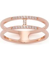 Leonardo Dames Ring in edelstaal, roze, voor Dames, 4002541211804, EAN: 021180