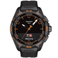 Tissot T121.420.47.051.04 Herrenuhr T-Touch Connect Solar Schwarz/Orange