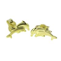 OSTSEE-SCHMUCK Paar Ohrstecker »- Delphinpaar - Gold 333/000 -,« (2-tlg)