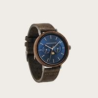 WoodWatch Houten Horloge Cobalt Acacia Khaki