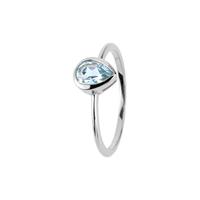 Jacques Lemans Dames ringen in 925 Sterling zilver, blauw, voor Dames, 4040662152699, EAN: SE-R123B56