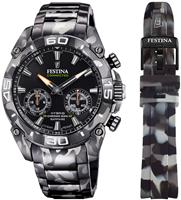 Festina Chronograph Chrono Bike 2021 - Special Edition Connected, F20545/1, (Set, 2 tlg., mit Wechselband)