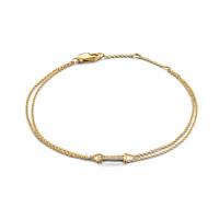 Excellent Jewelry Geelgouden Armband met Briljanten