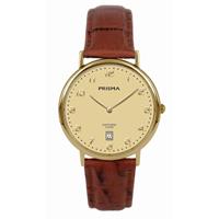 Prisma Goudkleurig Signature Heren Horloge