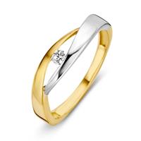 Excellent Jewelry Bicolor Zirkonia Ring voor Dames