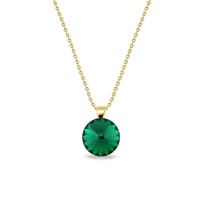 Spark Jewelry Spark Candy Gilded Ketting Emerald