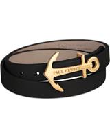 Paul Hewitt Armband in leer, zwart, voor Dames, 4251158728636, EAN: PH-WB-G-2S