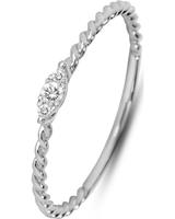 Valeria Dames Ring in 9 Karaat goudkleurig, zilver, voor Dames, 4040615324920, EAN: 87997944