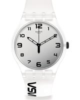 Swatch Unisex horloge SUOZ339, wit, voor Dames, 7610522836631, EAN: SUOZ339