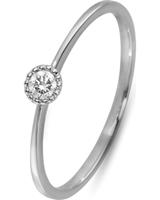 Valeria Dames Ring in 9 Karaat goudkleurig, wit, voor Dames, 4064721999896, EAN: 88020014