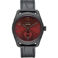 Nixon The C39 Leather Unisexuhr in Schwarz A459-1886