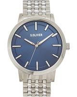 S.Oliver Heren horloges SO-4241-MQT, zilver, voor Heren, 4035608042745, EAN: SO-4241-MQT