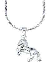 amor Ketting met hanger voor meisjes, sterling zilver 925, paard
