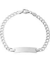 ID armband Unisex, sterling zilver 925