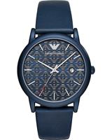 Emporio Armani Heren horloges AR11304, blauw, voor Heren, 4053858599307, EAN: AR11304