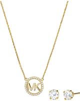 Michael Kors Ketting & oorbellen in 925 Sterling zilver, goud, voor Dames, 4013496797312, EAN: MKC1260AN710